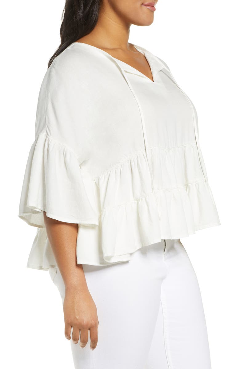 Adyson Parker Ruffle Tier Top, Alternate, color, 