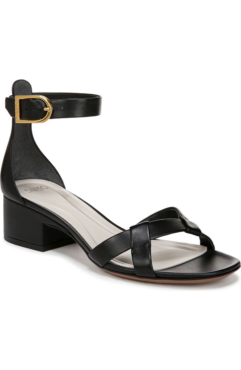 SARTO by Franco Sarto Nerissa Ankle Strap Sandal, Main, color, Black
