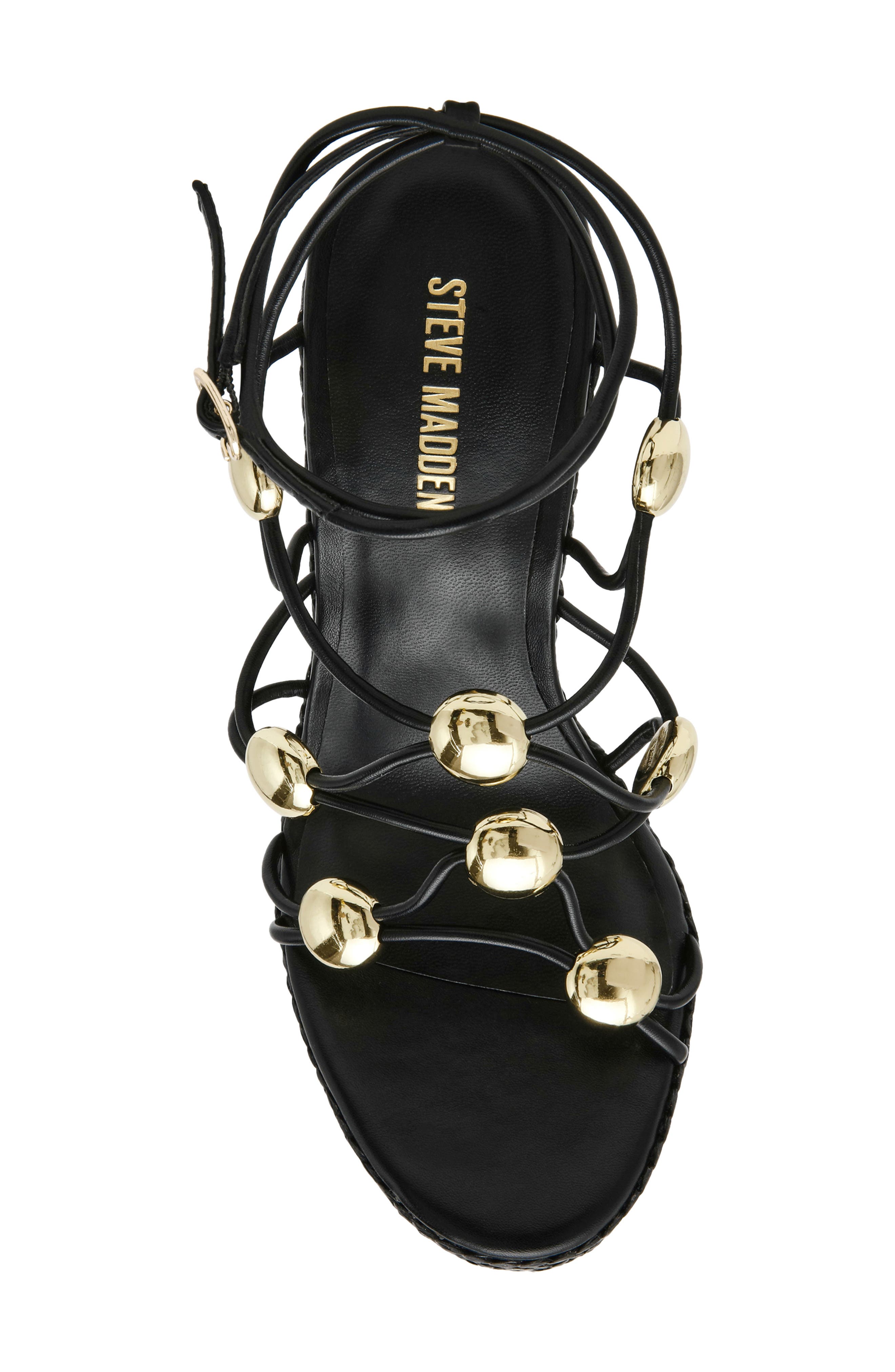 Steve Madden Oaklie Platform Slide Sandal, Alternate, color, Black