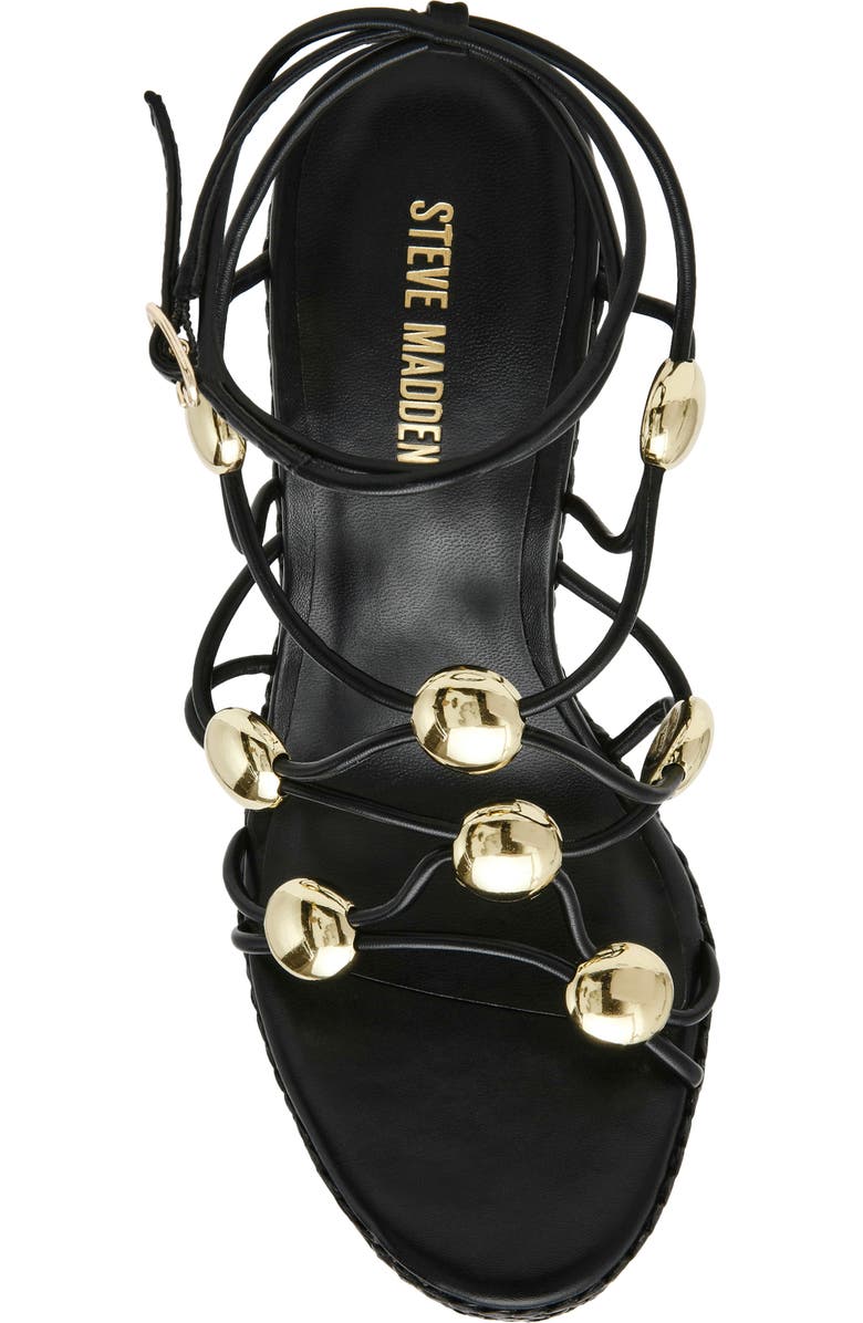 Steve Madden Oaklie Platform Slide Sandal, Alternate, color, Black