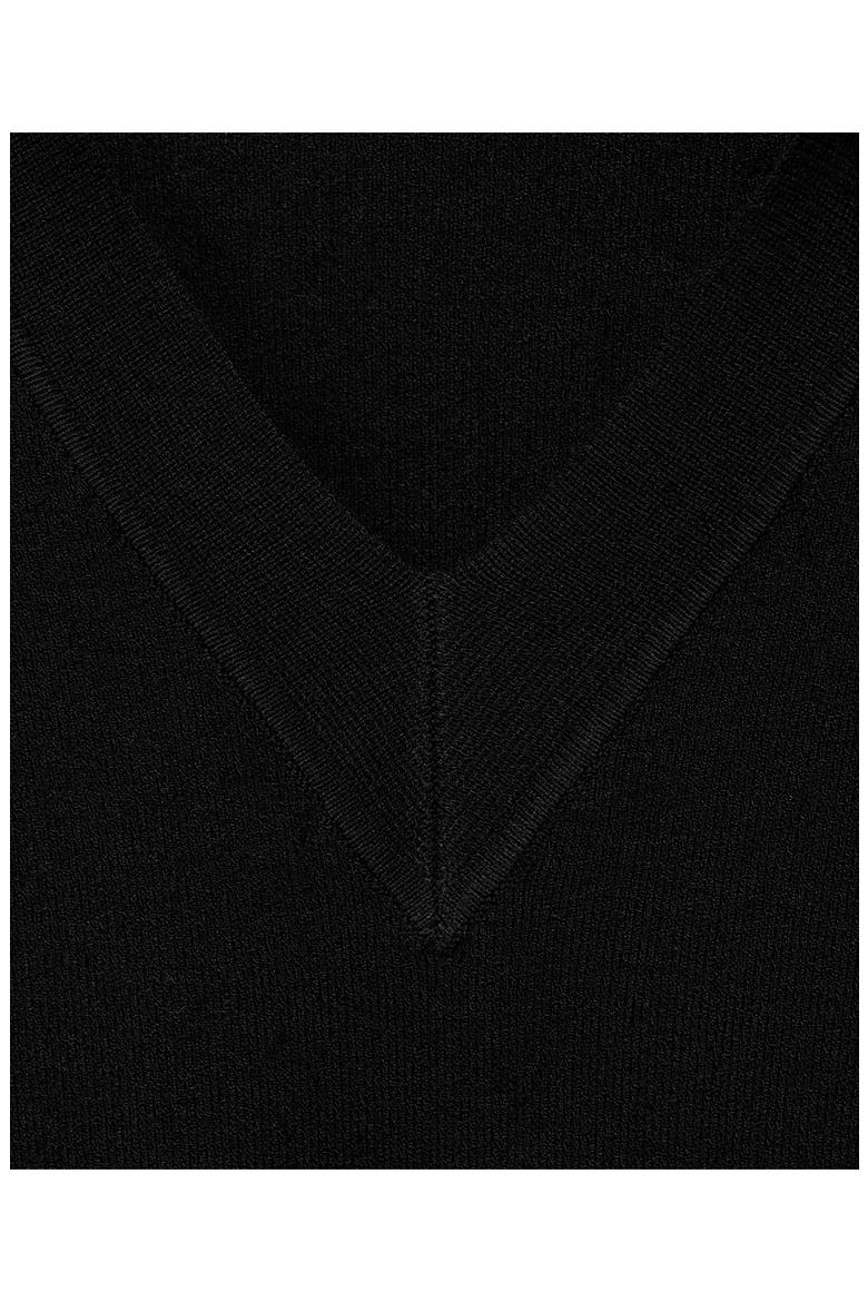 Johnny Collar Sweater, Alternate, color, BLACK