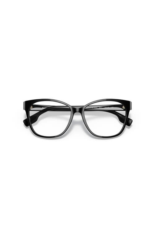 Burberry 54mm Square Optical Glasses In Black