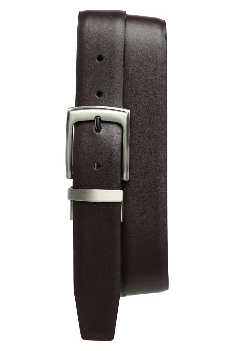 Reversible Leather Dress Belt, Alternate, color, BLACK/ BROWN