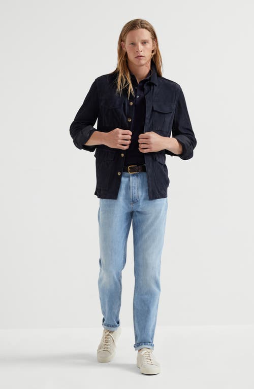Brunello Cucinelli Traditional Fit Denim Jeans In Light Denim