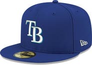 New Era Men's New Era Royal Tampa Bay Rays White Logo 59FIFTY Fitted Hat