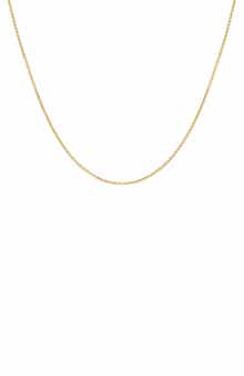 FUZION CREATIONS 14K Gold Box Chain Necklace