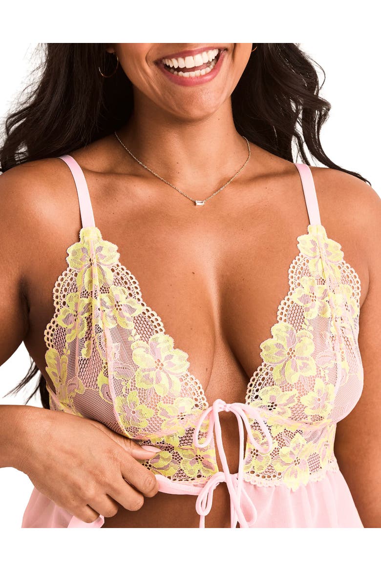 Tammy Camisole & Shorts Set Lingerie, Alternate, color, Light pink