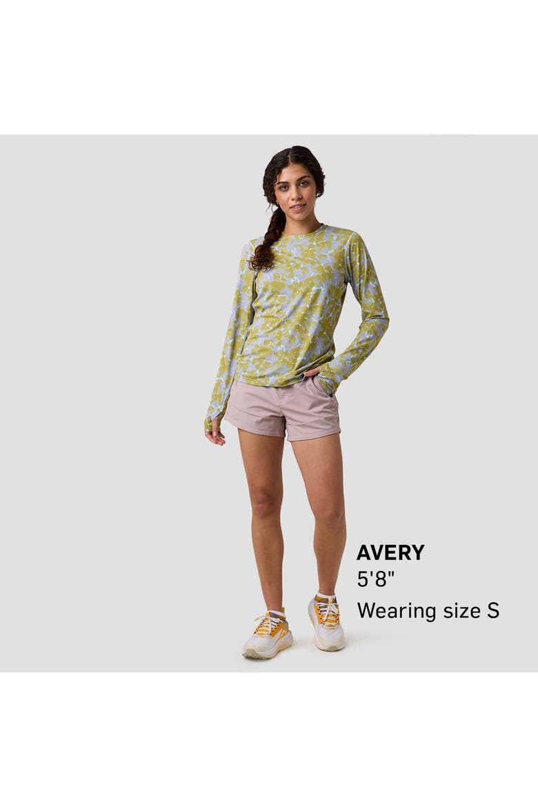 Tahoe Sun Crew - Women's, Alternate, color, Liquid Floral Print
