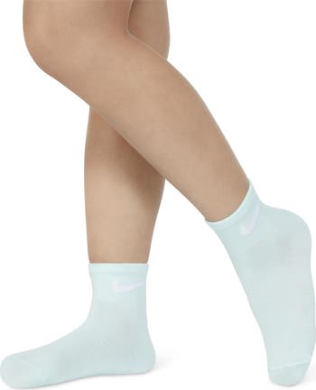 Kids' Metallic 6-Pack Swoosh Quarter Socks