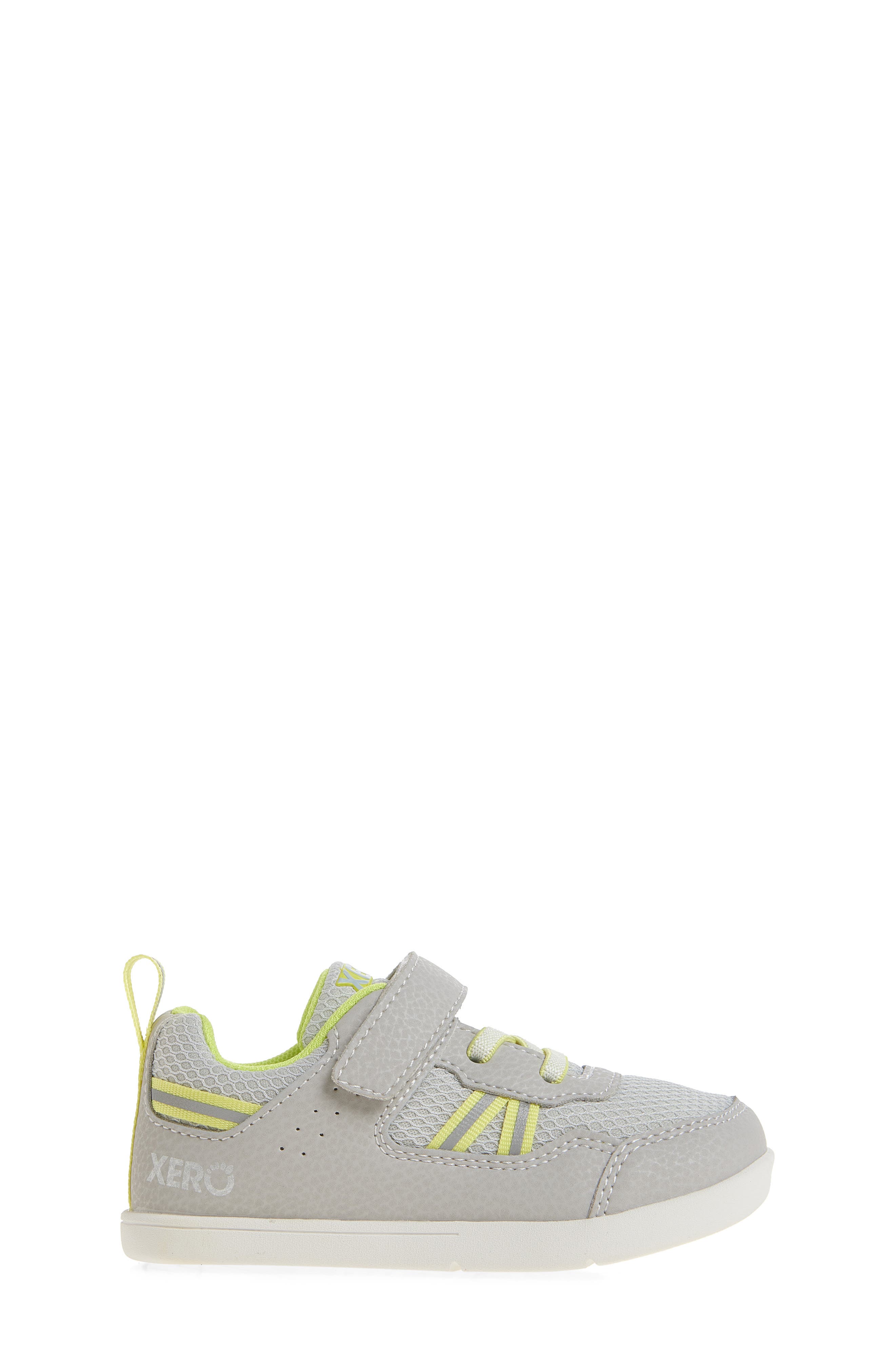 XERO SHOES Kids' Prio Sneaker, Alternate, color, Lunar Rock/Sunny Lime