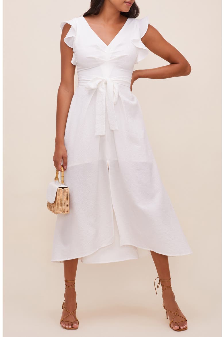 Euphoria Midi Dress, Alternate, color, OFF WHITE