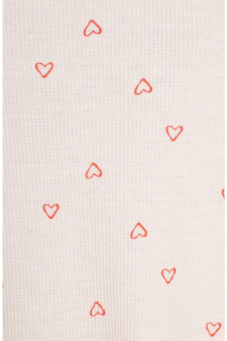 Thermal Pajamas, Alternate, color, PINK VEIL ROSE HEART AMOUR