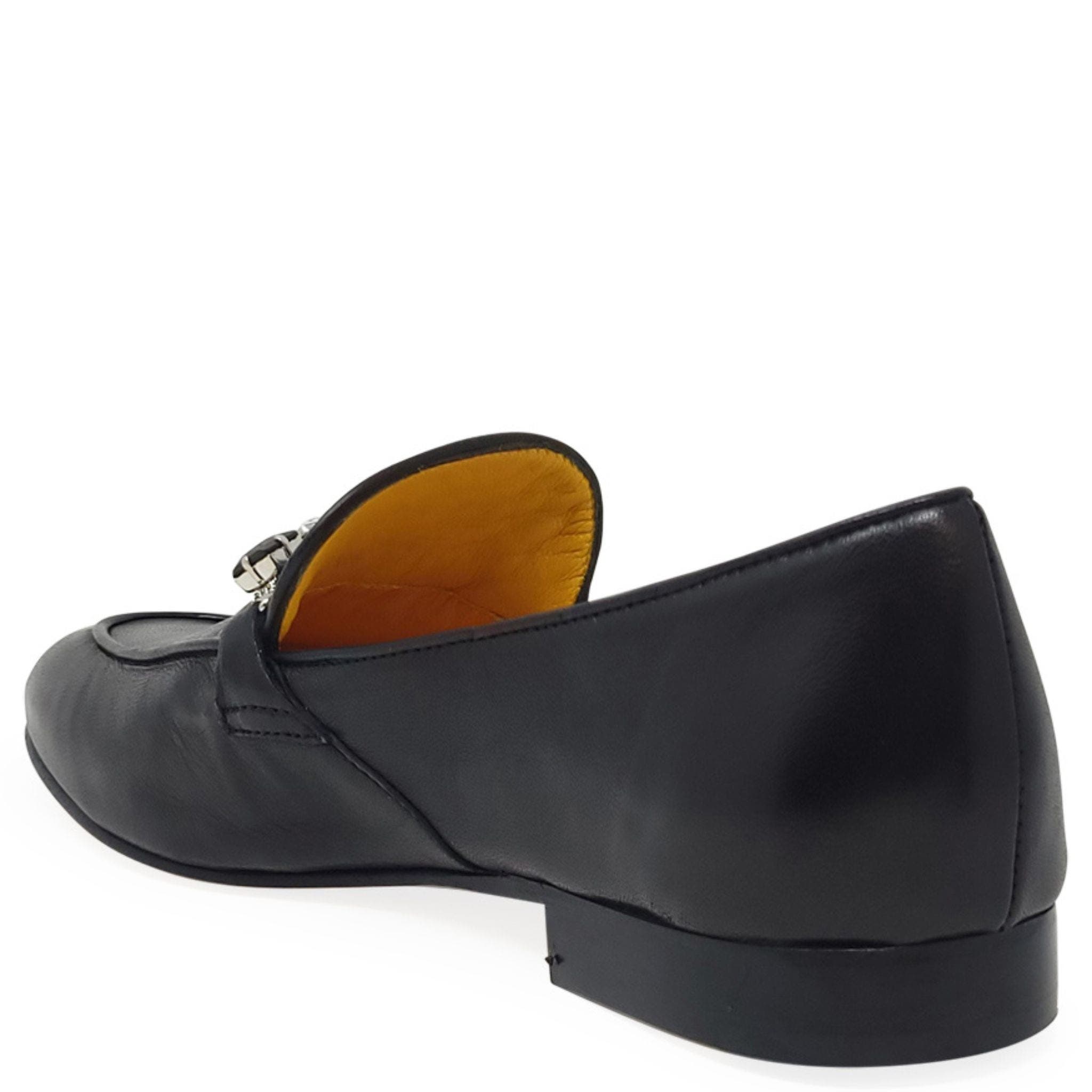 Madison Maison Flat Jewel Loafer, Alternate, color, Black