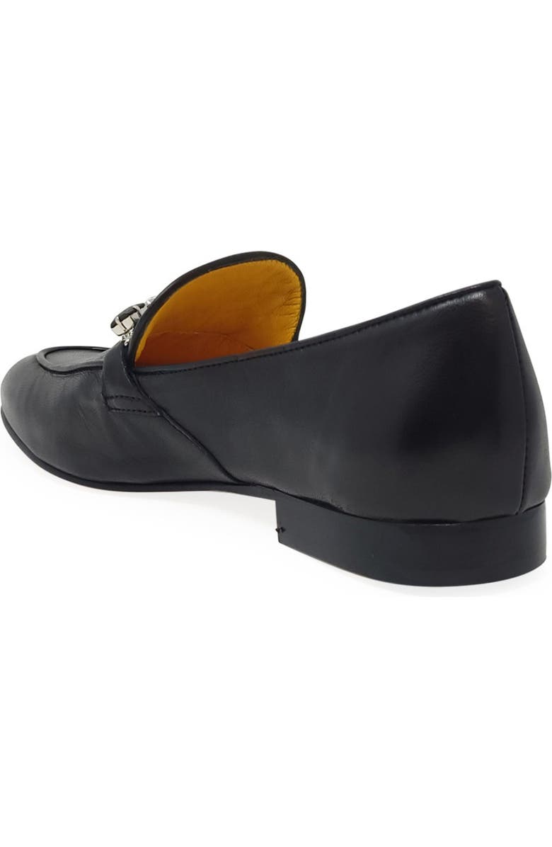 Madison Maison Flat Jewel Loafer, Alternate, color, Black