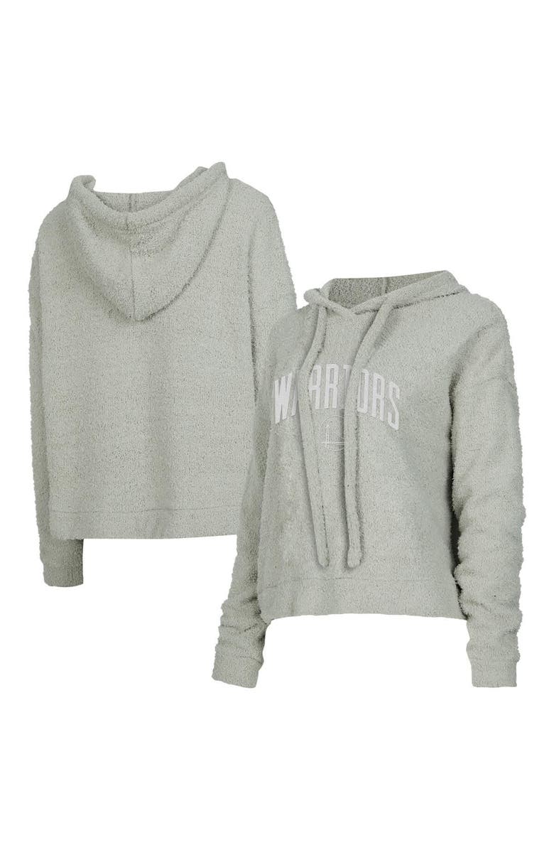 CONCEPTS SPORT Women's Concepts Sport Gray Golden State Warriors Ventura Comfy Pullover Hoodie, Main, color, Gray