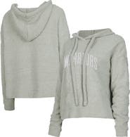 CONCEPTS SPORT Women's Concepts Sport  Gray Golden State Warriors Ventura Comfy Pullover Hoodie