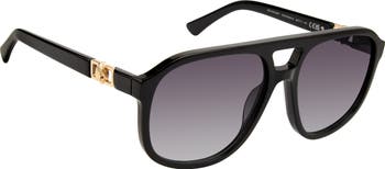 59mm Aviator Gradient Sunglasses