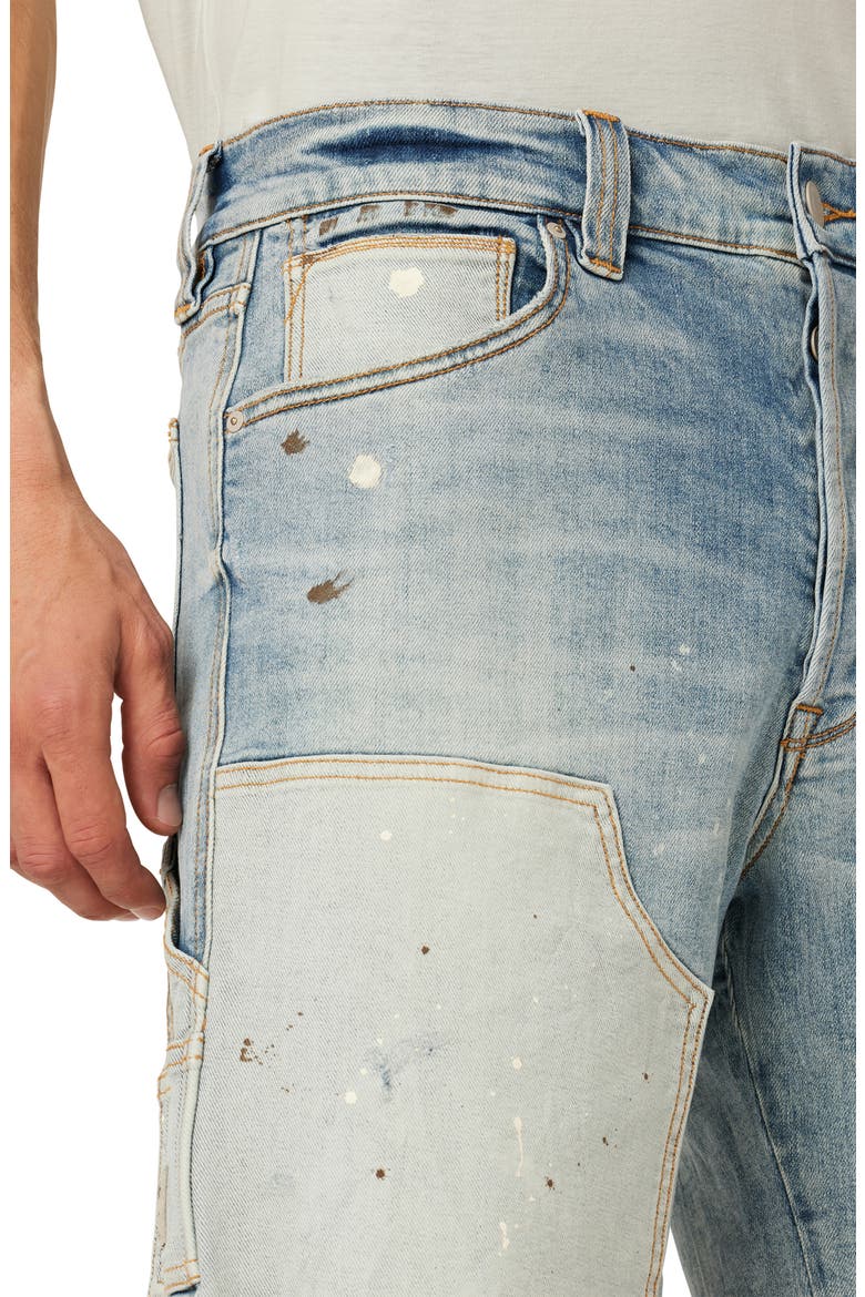Carpenter Denim Shorts, Alternate, color, SIDE STREET