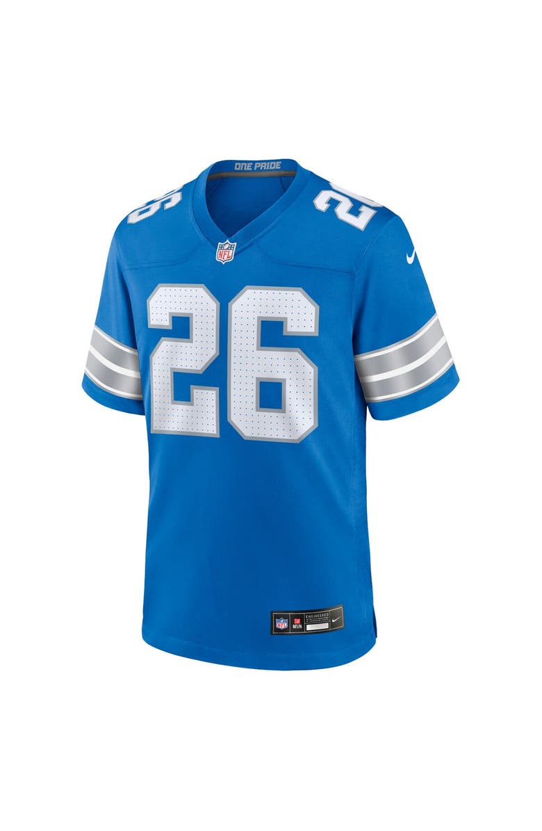 Nike Men's Nike Jahmyr Gibbs Blue Detroit Lions Game Jersey, Alternate, color, 