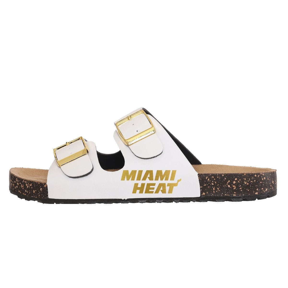 FOCO Women's FOCO Miami Heat Double-Buckle Sandals, Alternate, color, 