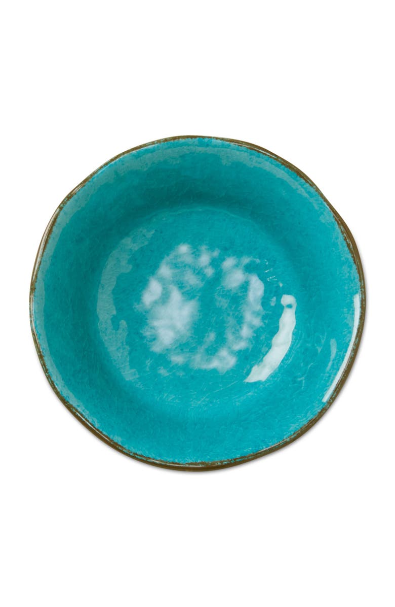 tag Veranda Melamine Bowls Set of 4 Ocean Blue Dining Salad, Alternate, color, Blue