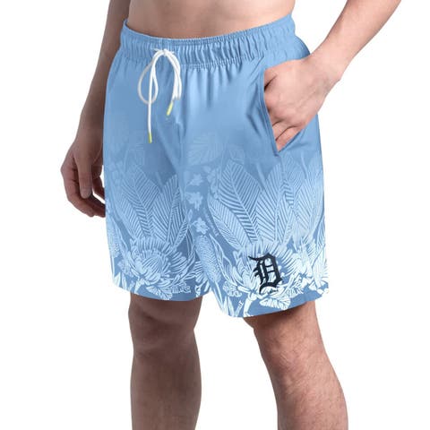 Men's Margaritaville  Blue Detroit Tigers Lagoon Fiesta Swim Shorts