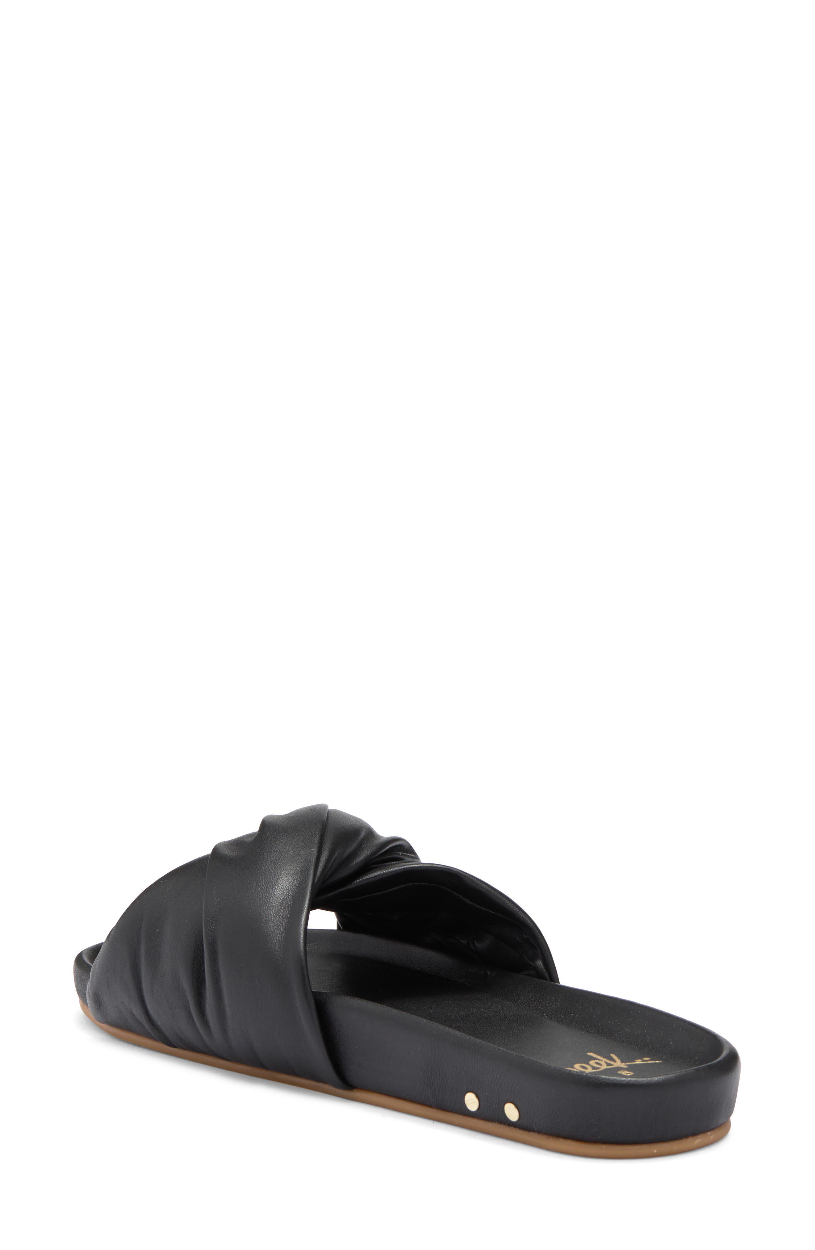 Beek Tesia Slide Sandal, Alternate, color, Black/ Black