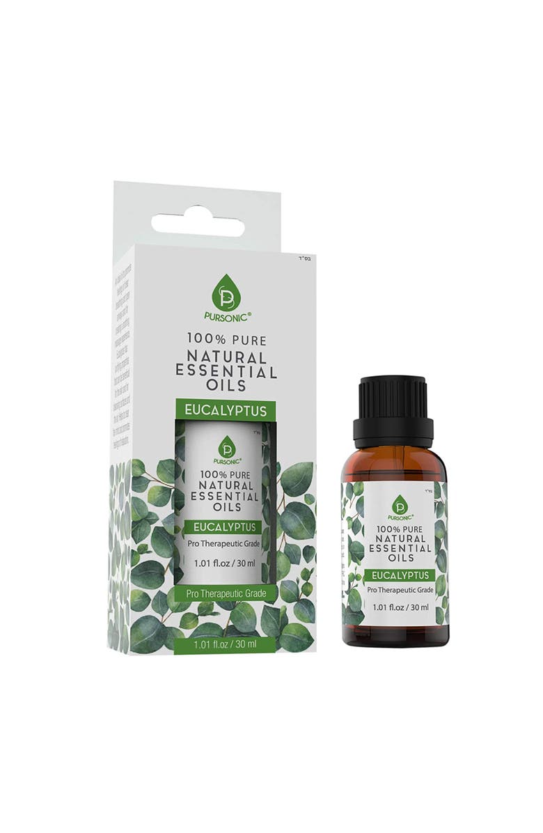 PURSONIC 100% Pure & Natural Eucalyptus Essential Oils, Alternate, color, Green