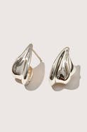 Otiumberg Sterling Silver Wave Earrings
