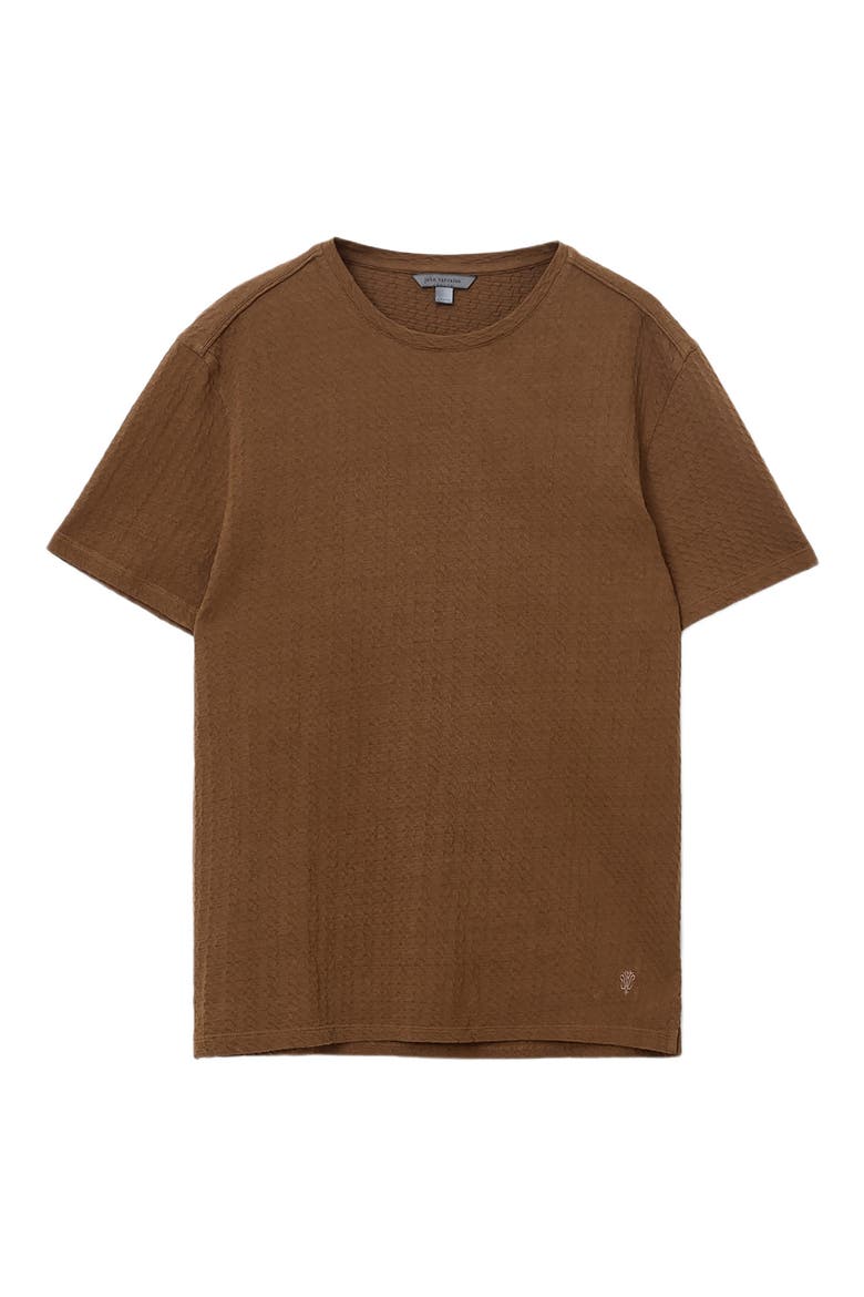 Brasse Crewneck T-Shirt, Alternate, color, CHAMOIS