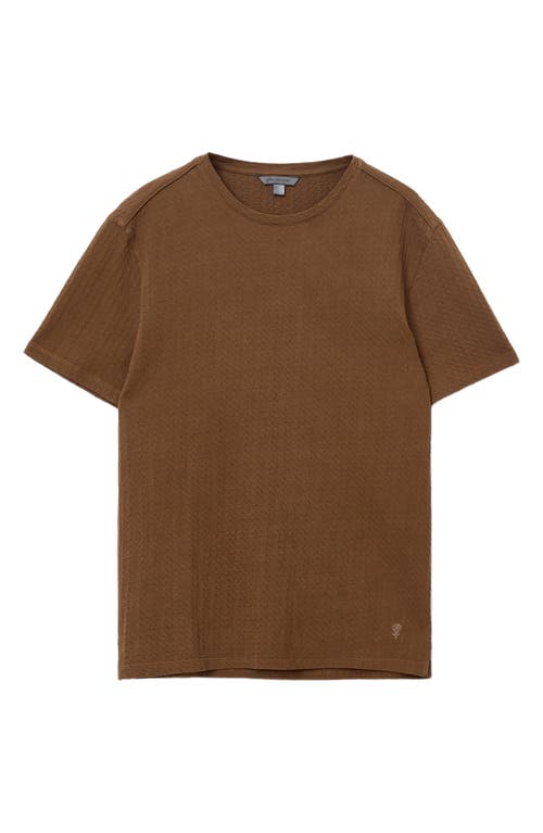 John Varvatos Brasse Crewneck T-shirt In Brown