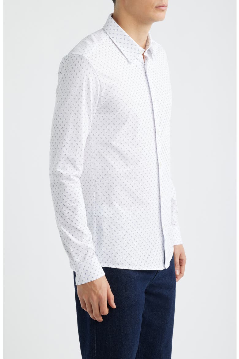 Roan Slim Fit Button-Up Shirt, Alternate, color, LIGHT PURPLE