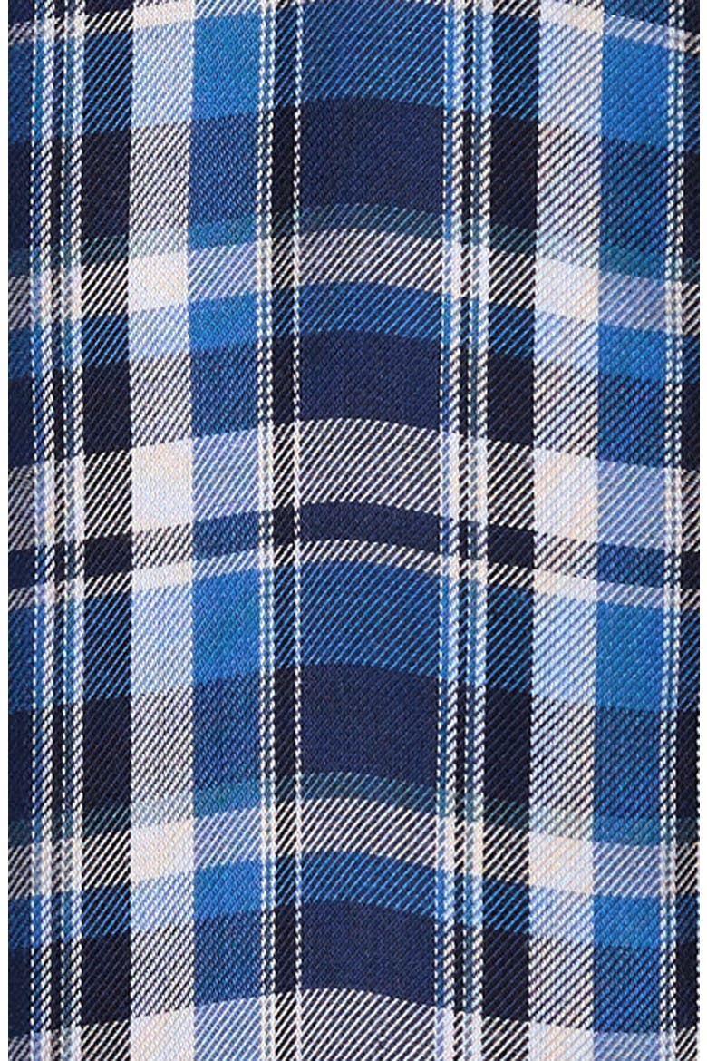 Kids' Meet & Greet Plaid Button-Up Shirt, Alternate, color, BLUE COMBO