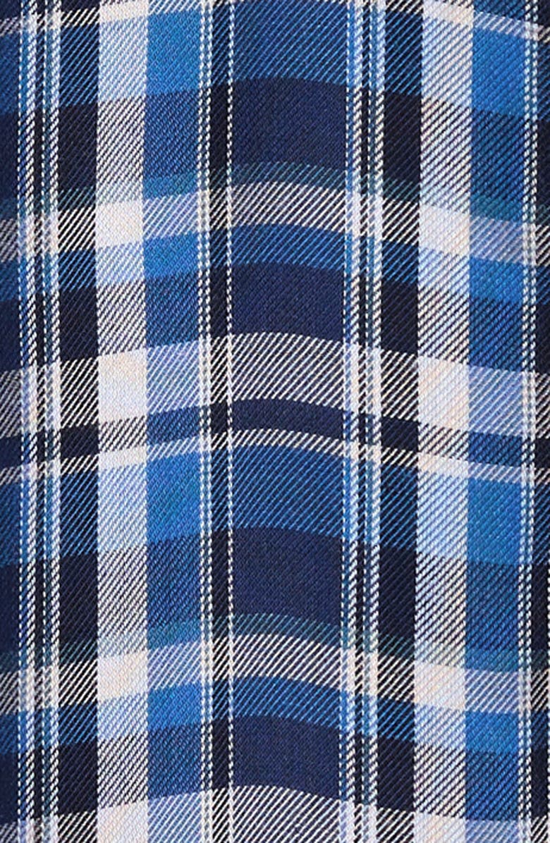 Good Luck Girl Kids' Meet & Greet Plaid Button-Up Shirt, Alternate, color, Blue Combo