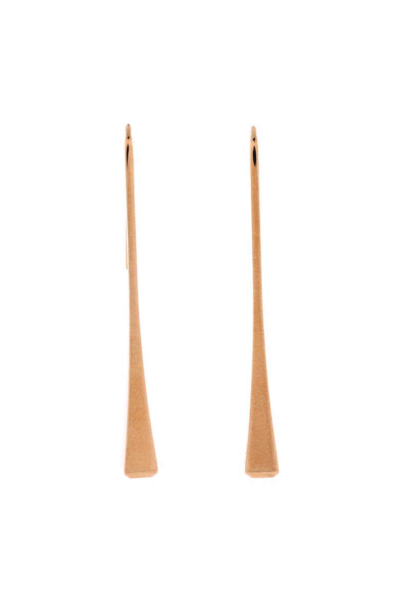 Clou de Forge Drop Earrings 18K Rose Gold, Main, color, Pink