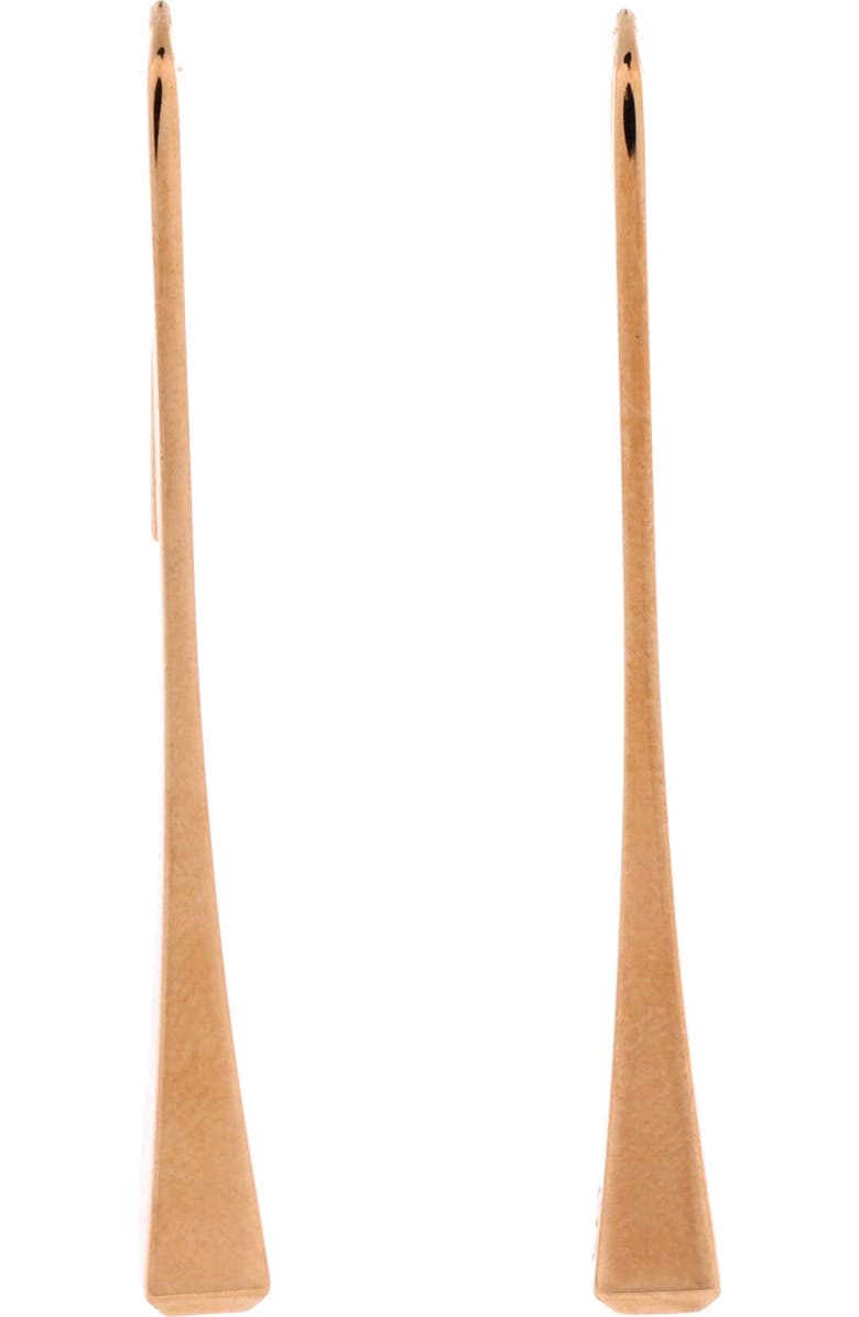 Pre-Owned Hermes Clou de Forge Drop Earrings 18K Rose Gold, Main, color, Pink