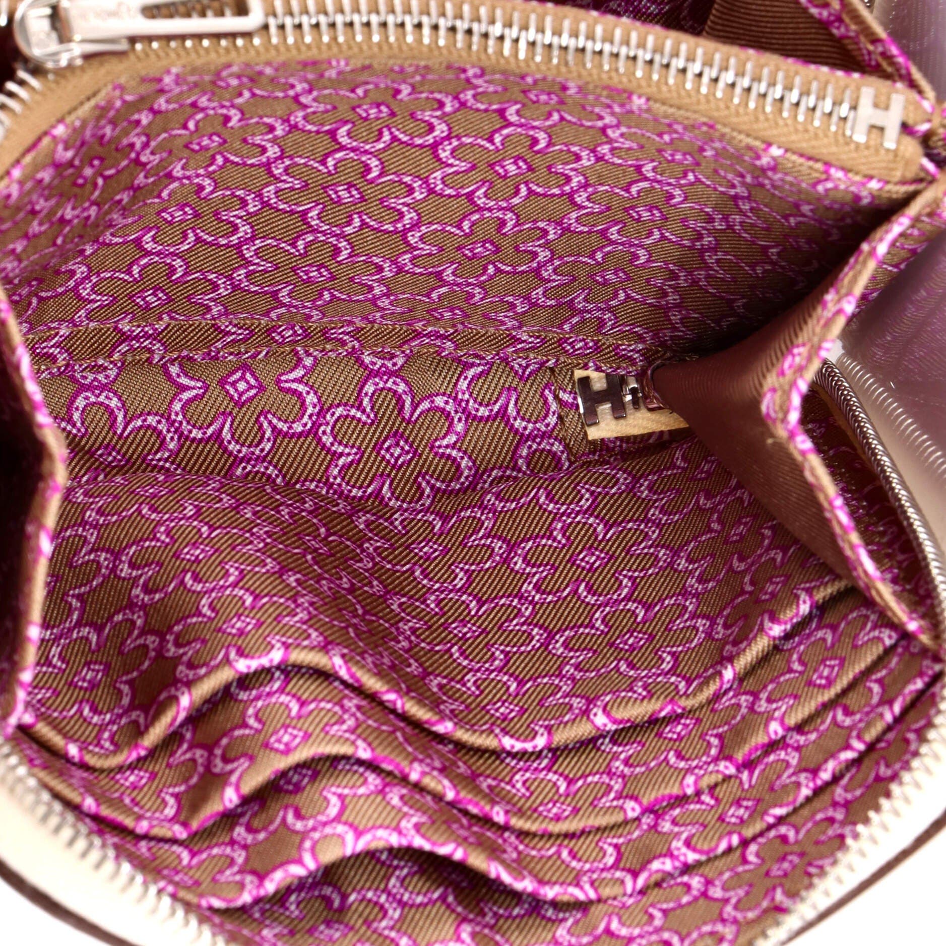 Pre-Owned Hermes Azap Zip Around Wallet Silk'in Epsom Compact, Alternate, color, Nata