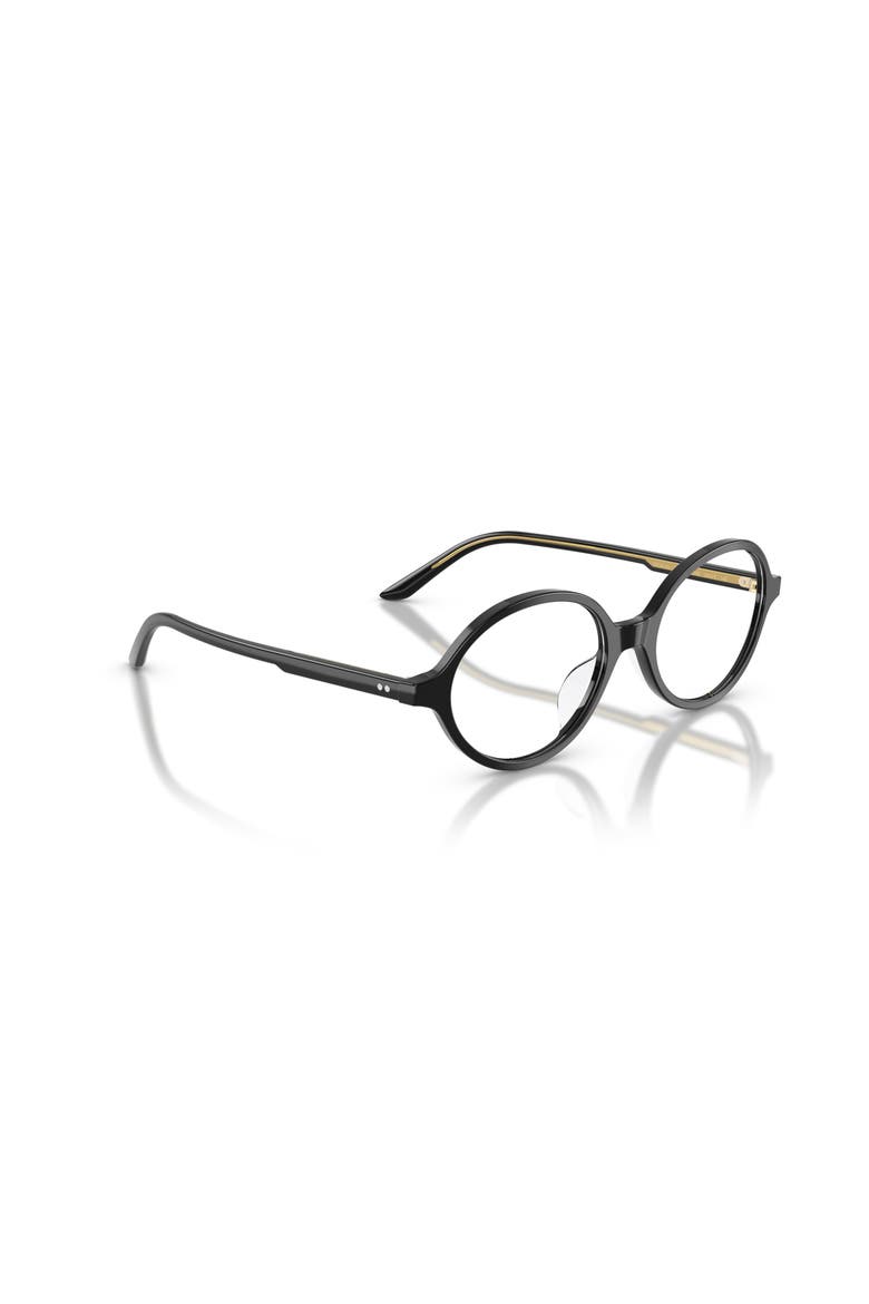 54mm Oval optical glasses, Alternate, color, Black