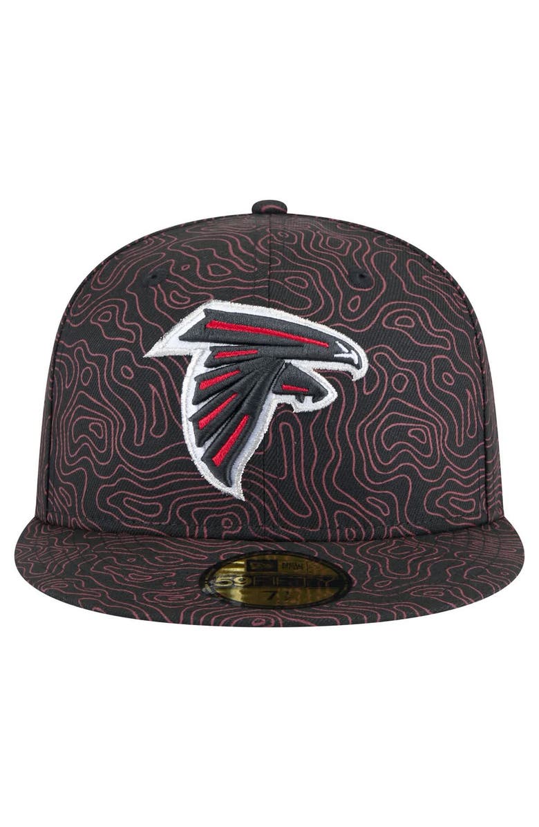 New Era Men's New Era Black Atlanta Falcons Geo 59FIFTY Fitted Hat, Alternate, color, 