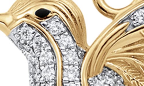 Sara Weinstock Hummingbird Pendant In Yellow Gold