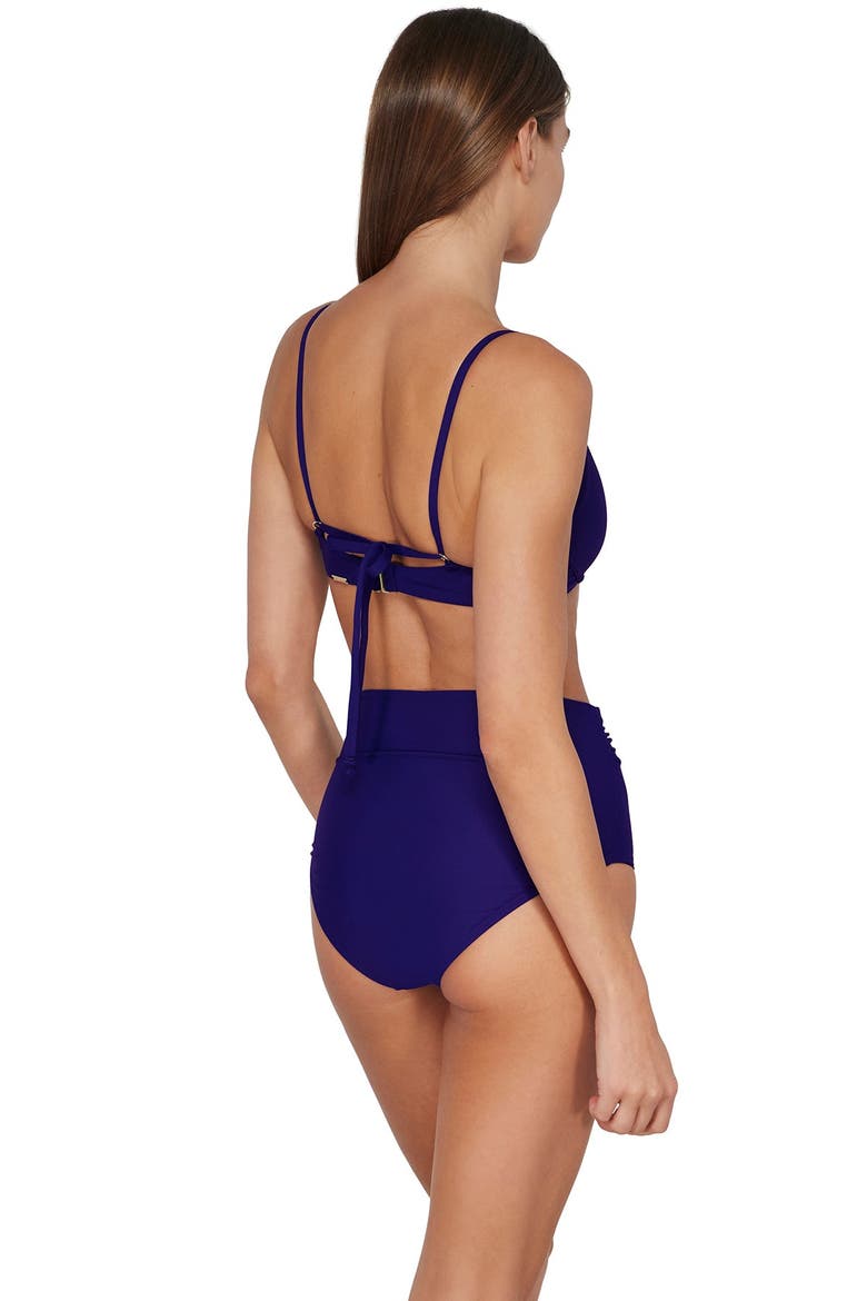 Brooke U-Wire Bikini Swimsuit Top, Alternate, color, Indigo