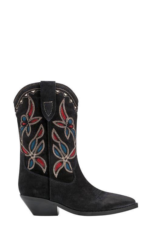 Marc Fisher Ltd Women's Trista Western Block Heel Boots In Dark Blue 400