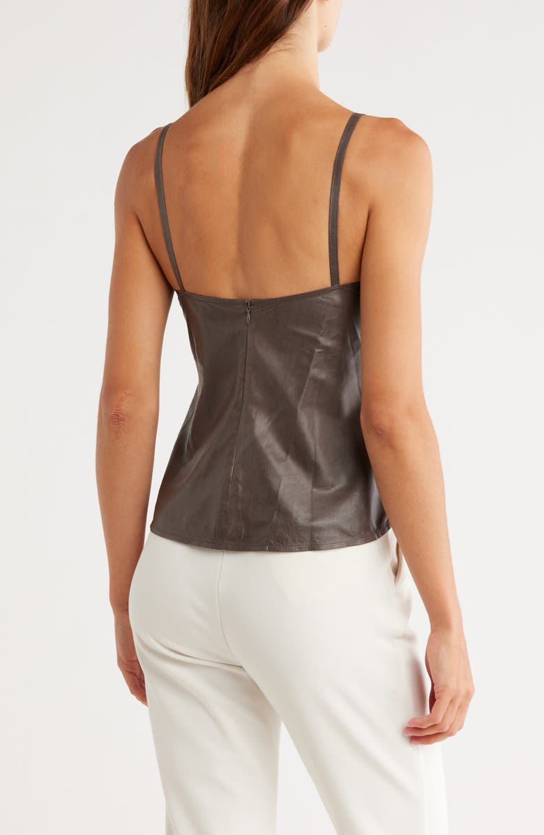 TWP Campbell Leather Camisole, Alternate, color, Fudge