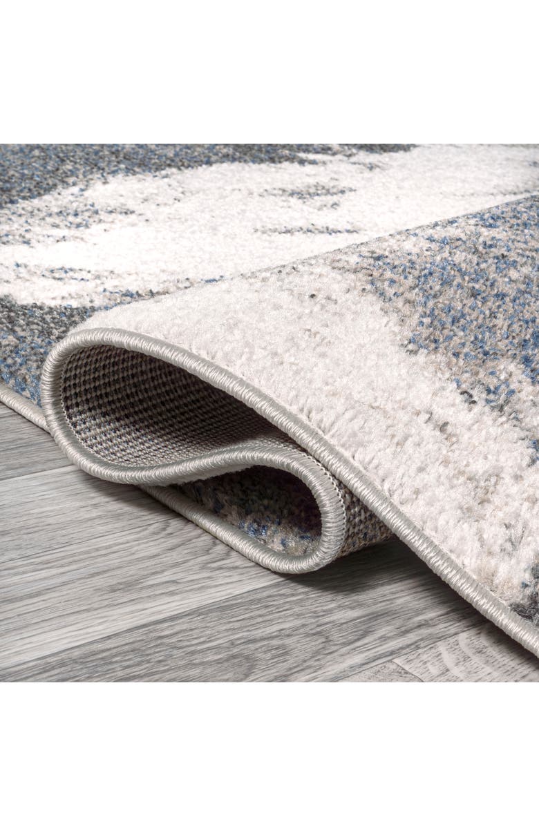 JONATHAN Y Petalo Abstract Two-Tone Modern Area Rug, Alternate, color, Gray/Cream