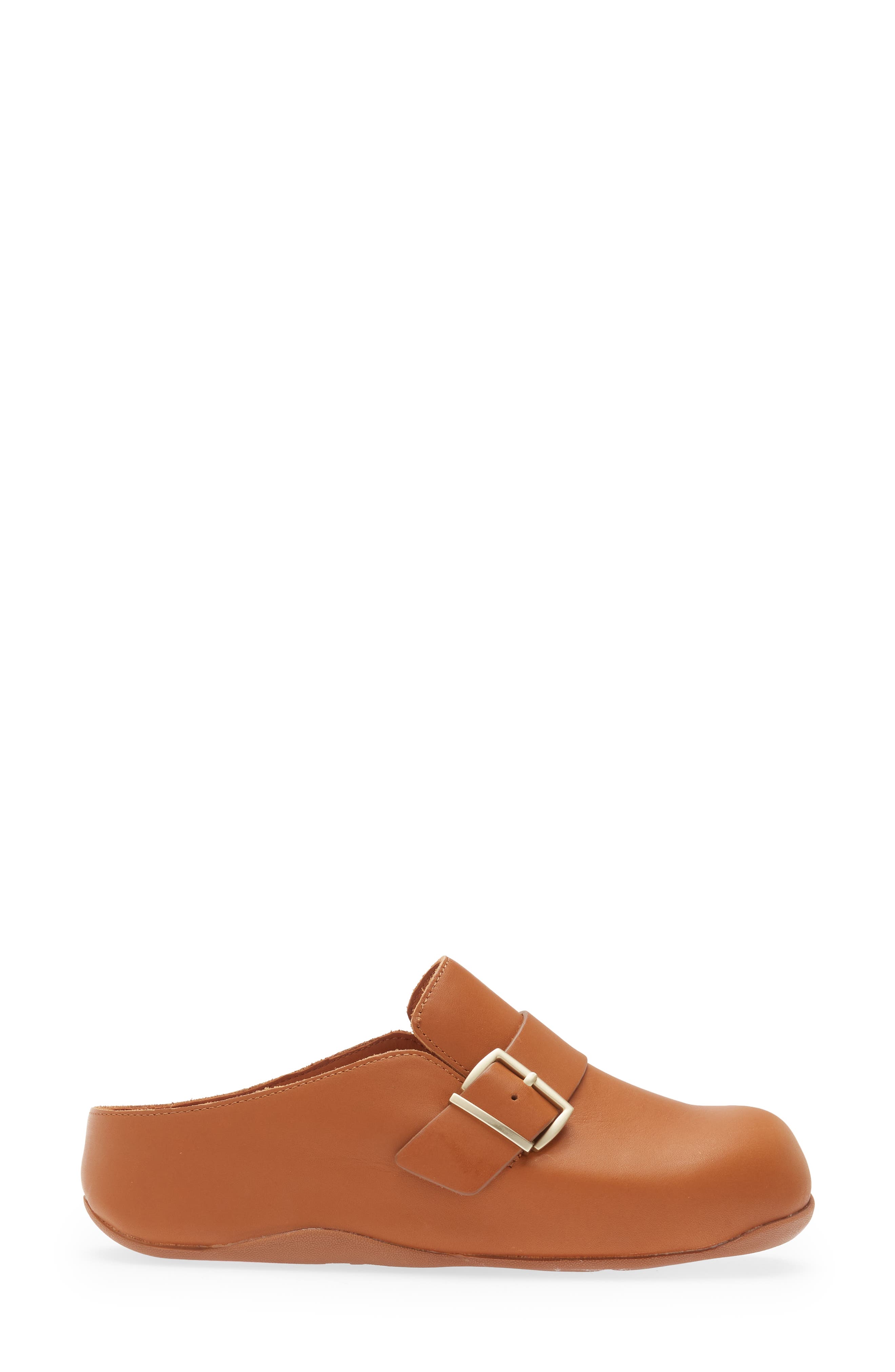 FitFlop 'Shuv' Buckle Strap Leather Clog, Alternate, color, 