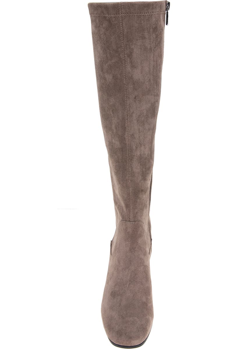 Reaction Kenneth Cole Rida Stretch Knee High Boot, Alternate, color, Shitake Micro
