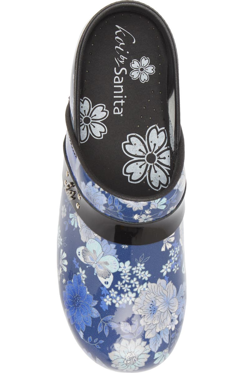 Sanita x koi Scrubs Butterfly Melody Clog, Alternate, color,