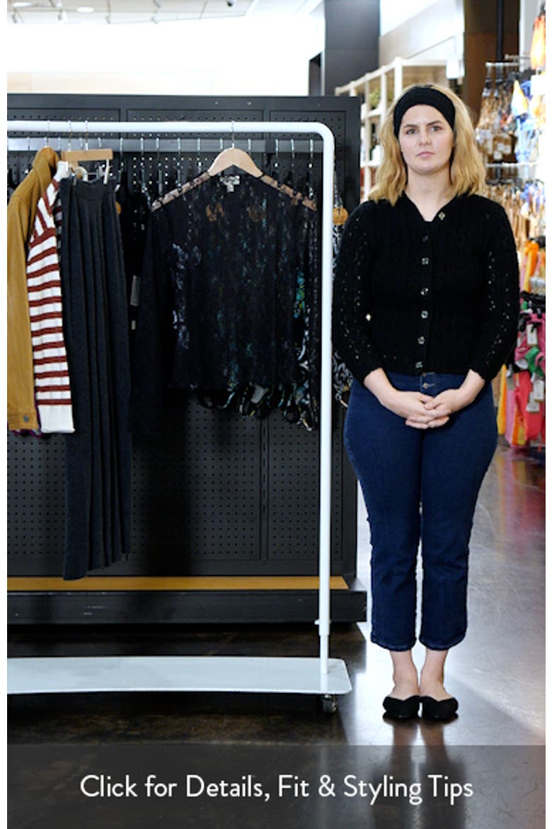 Floral Stretch Lace Top video