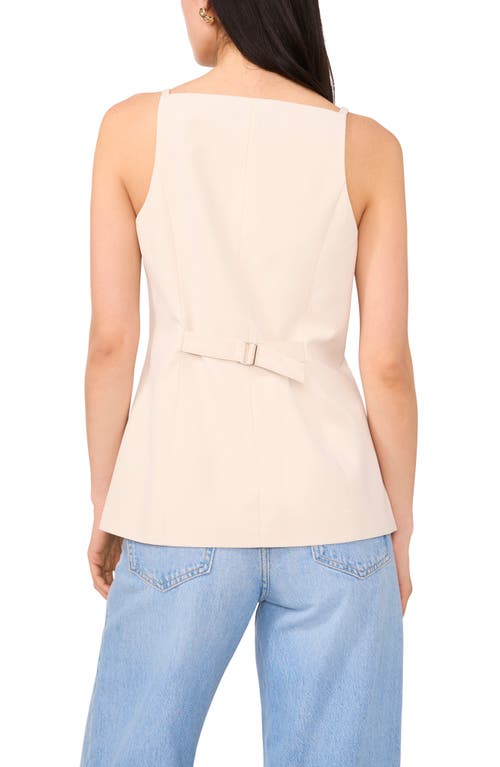 1.state Front Button Vest In Pink