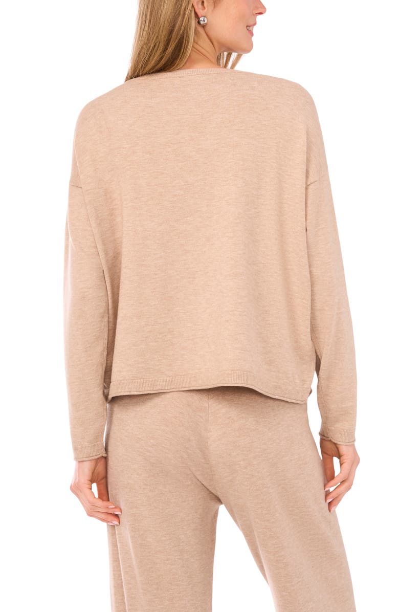 Vince Camuto Boatneck Sweater, Alternate, color, Warm Oatmeal Heather